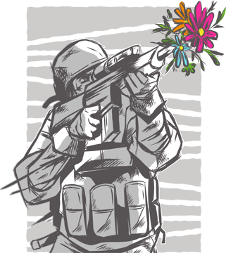 Soldato fiori